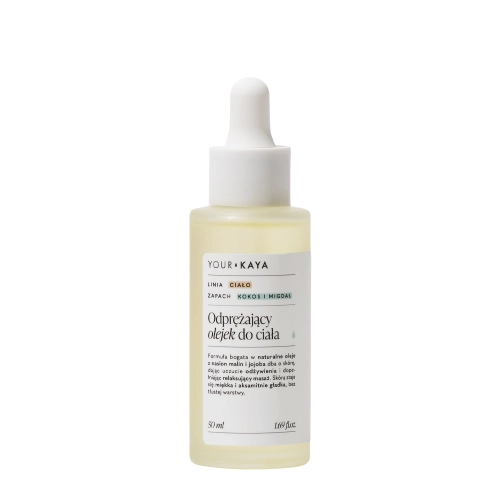 Your Kaya - Odprężający Olejek do Ciała o Zapachu Kokosa i Migdałów - 50ml 