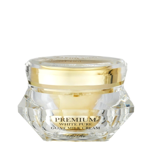 RiRe - Premium White Pure Goat Milk Cream - Rewitalizujący Krem do Twarzy z Kozim Mlekiem - 50ml