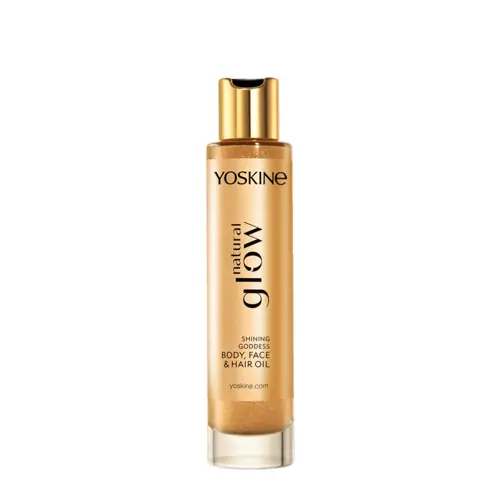 Yoskine - Natural Glow - Rozświetlający Olejek do Ciała Twarzy i Włosów - 100ml