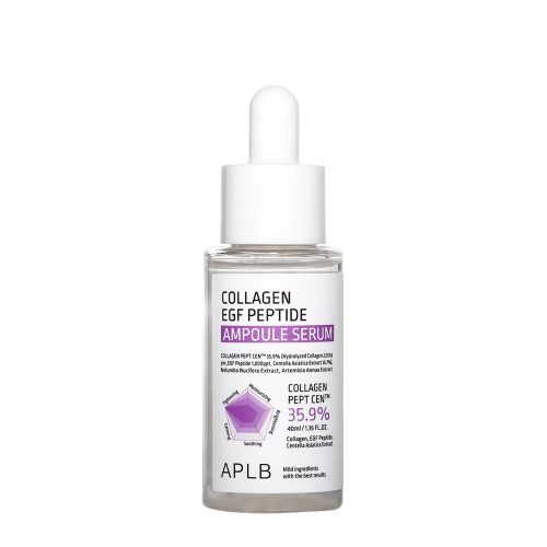 APLB - Collagen EGF Peptide Ampoule Serum - Nawilżająco-Ujędrniające Serum do Twarzy - 40ml