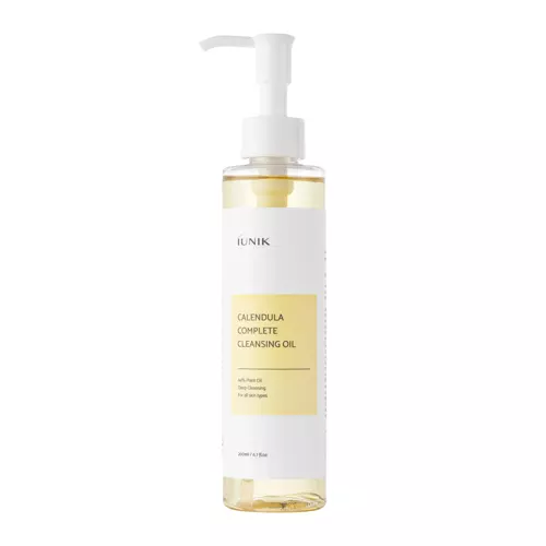 iUNIK - Calendula Complete Cleansing Oil - Olejek do Demakijażu z Ekstraktem z Nagietka - 200ml OUTLET