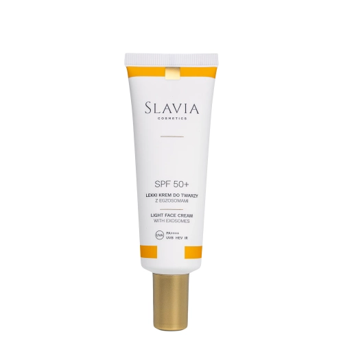 Slavia Cosmetics - SPF 50+ Lekki Krem do Twarzy z Egzosomami - 50ml