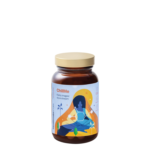 Health Labs Care - ChillMe Kapsułki na Zmniejszenie Stresu z Ashwagandhą i Tulsi - 60szt/48,6g OUTLET