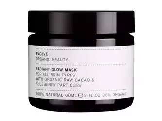  Evolve Organic Beauty - Radiant Glow Organic Face Mask - Rozświetlająca Kakaowa Maska do Twarzy - 60ml