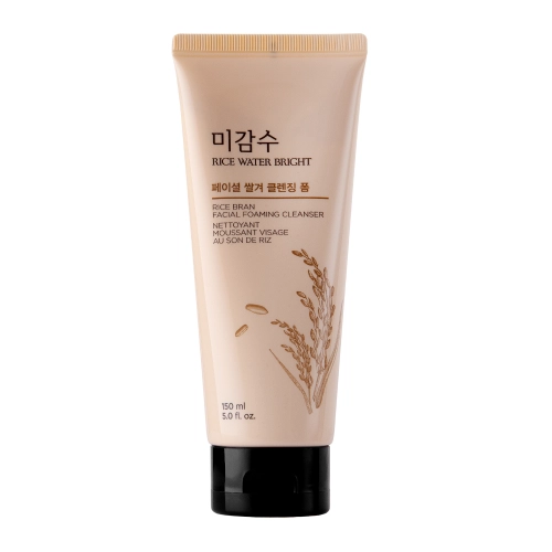 The Face Shop - Rice Water Bright Rice Bran Foaming Cleanser - Nawilżająca Pianka do Mycia Twarzy - 150ml