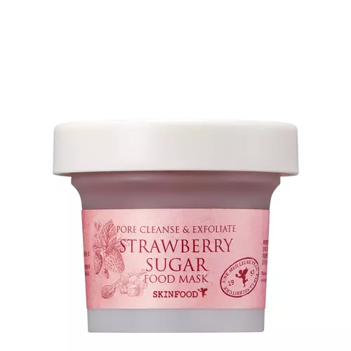 Skinfood - Strawberry Sugar Food Mask - Truskawkowa Maska Złuszczająco-Rozświetlająca - 120g