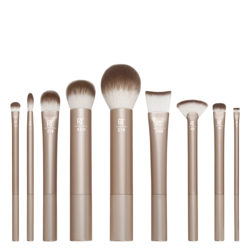Real Techniques - Au Naturel Complete Brush Kit - Zestaw Pędzli do Makijażu