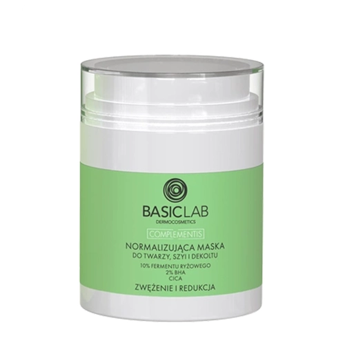 BasicLab - Complementis - Normalizująca Maska do Twarzy, Szyi i Dekoltu - 50ml