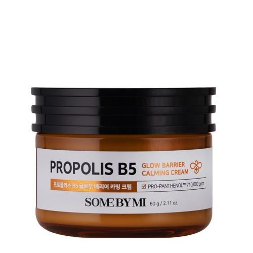 Some By Mi - Propolis B5 Glow Barrier Calming Cream - Regenerujący Krem do Twarzy z Propolisem - 60g