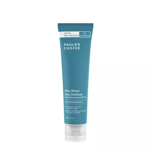 Paula's Choice - Skin Balancing - Ultra-Sheer Daily Defense SPF30 - Lekki Matujący Krem Przeciwsłoneczny - 60ml