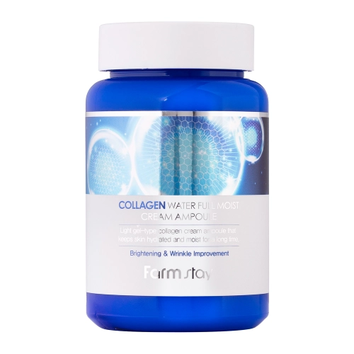 Farmstay - Collagen Water Full Moist Cream Ampoule - Ampułka Kremowa do Twarzy z Kolagenem - 250ml