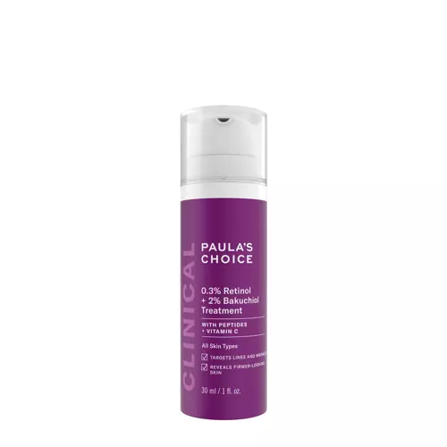 Paula's Choice - Clinical - 0.3% Retinol + 2% Bakuchiol Treatment - Serum do Twarzy z 0.3% Retinolem oraz 2% Bakuchiolem - 30ml