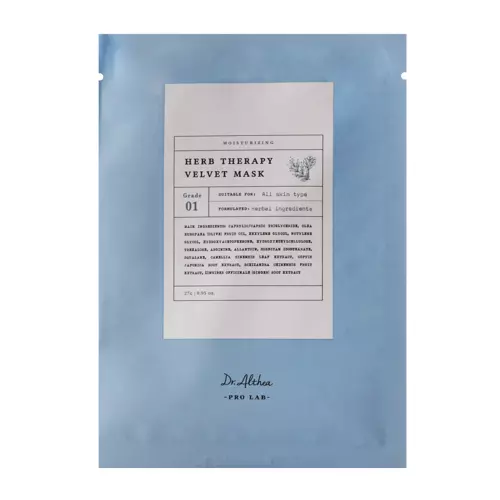 Dr. Althea - Herb Therapy Velvet Mask -  Nawilżająca Maska w Płachcie - 27g 