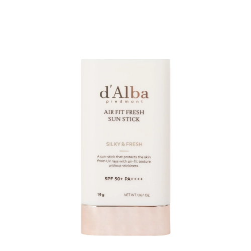 d'Alba - Air Fit Fresh Sun Stick SPF 50+ PA++++ - Krem Przeciwsłoneczny w Sztyfcie - 19g