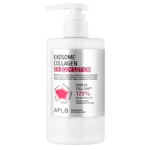 APLB - Exosome Collagen EX Body Lotion - Uelastyczniający Balsam do Ciała z Egzosomami i Kolagenem - 300ml