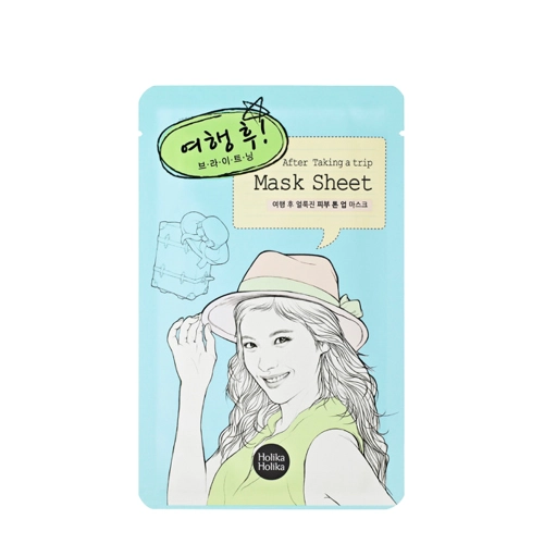 Holika Holika - After Mask Sheet - After Trip - Rozjaśniająco-Nawilżająca Maska w Płachcie - 30g
