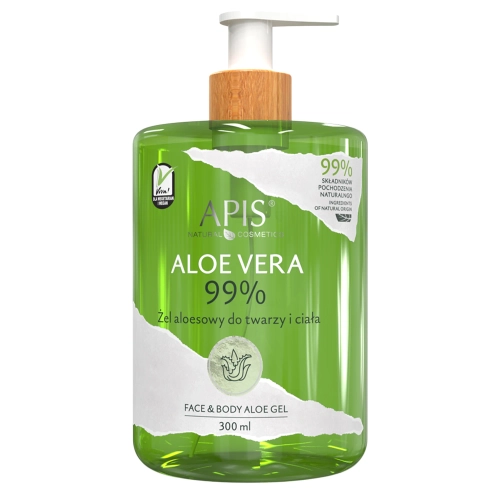 Apis - Aloe Vera -  99% Żel Aloesowy do Twarzy i Ciała - 300 ml