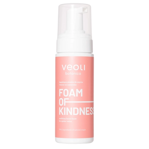 Veoli Botanica - Foam Of Kindness - Łagodząca Pianka do Twarzy na Naczynka - 150ml