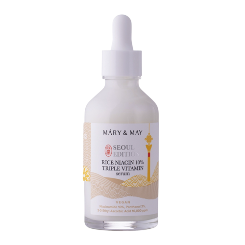 Mary&May - Rice Niacin 10% Triple Vitamin Serum - Potrójne Serum Witaminowe z Niacynamidem - 80ml