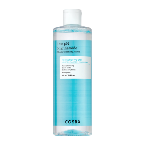 COSRX - Low pH Niacinamide Cleansing Water - Niacynamidowa Woda Micelarna o Niskim pH - 400ml  OUTLET