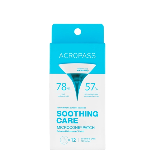 AcroPass - Soothing Care Microcone Patch - Łagodzące Plasterki z Mikroigłami - 12szt
