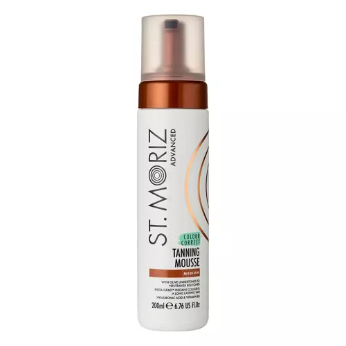  St. Moriz - Advanced - Colour Correct Tanning Mousse - Medium - Mus Samoopalający Odcień Średni - 200ml