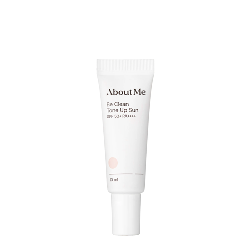 About me - Be Clean Tone Up Sun SPF50+ PA++++ - Lekki Krem Tonujący z Filtrami Fizycznymi - 10ml