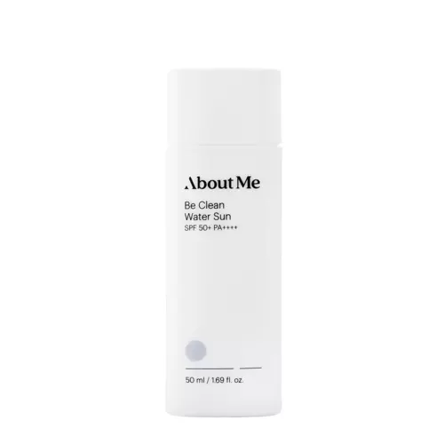 About me - Be Clean Water Sun SPF50+ PA++++ - Nawilżający Krem z Filtrami Chemicznymi - 50ml - OUTLET