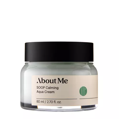 About me - Soop Calming Aqua Cream - Nawilżająco-Łagodzący Krem do Twarzy z Wodą Cyprysową - 80ml