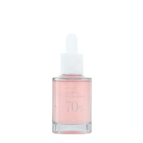 Anua - Peach 70% Niacinamide Serum - Serum Rozjaśniające z 70% Ekstraktem z Brzoskwini - 30ml