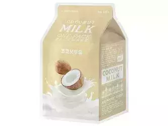 A'pieu - Milk One Pack Mask - Coconut - Nawilżająca Maska w Płachcie - 21g