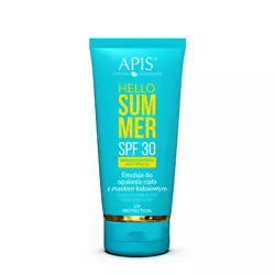 Apis - Hello Summer - Emulsja do Opalania Ciała z Masłem Kakaowym SPF30 - 200ml