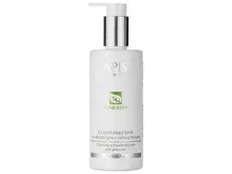 Apis - Home TerApis - Acne-Stop - Cleansing Antibacterial Toner with Green Tea - Oczyszczający Tonik Antybakteryjny z Zieloną Herbatą - 300ml