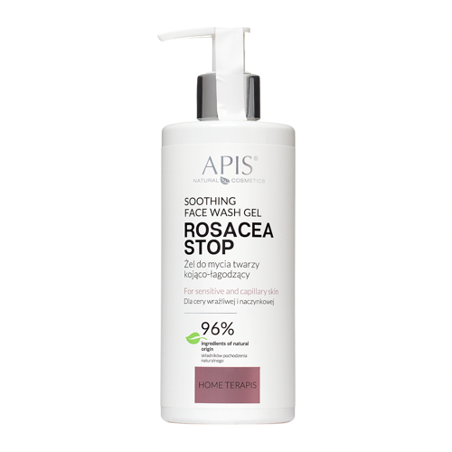 Apis - Rosacea-Stop - Kojąco-Łagodzący Żel do Mycia Twarzy - 300ml