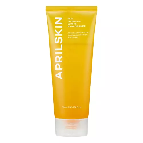 Aprilskin - Real Calendula Low pH Foam Cleanser - Żel do Mycia Twarzy z Nagietkiem - 200ml