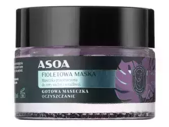 Asoa - Gotowa Maseczka do Twarzy - Fioletowa Glinka - 50ml