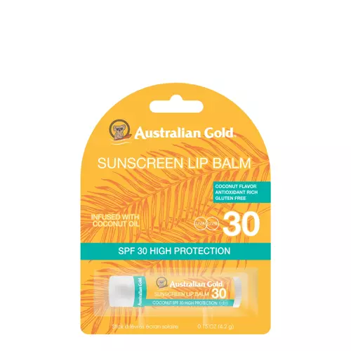 Australian Gold - Lip Balm Moisture Max SPF30 - Nawilżający Balsam do Ust z Filtrem Ochronnym - 4,2g