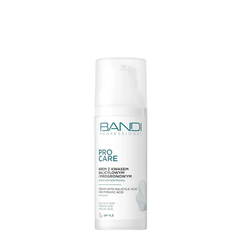 Bandi - Pro Care - Krem z Kwasem Salicylowym i Pirogronowym Przeciwtrądzikowy - 50ml