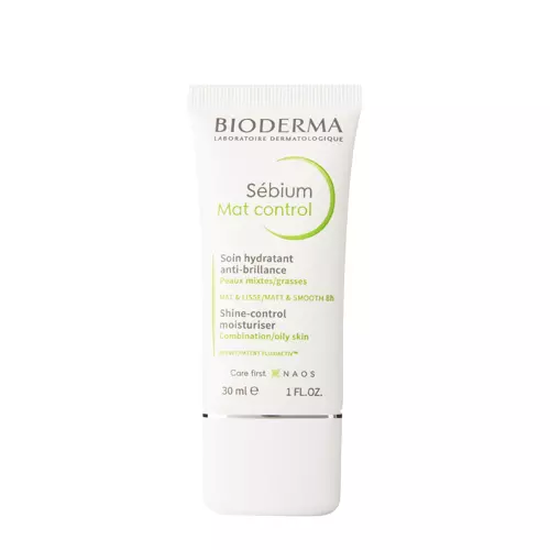 Bioderma - Sebium Mat Control - Matujący Krem Nawilżający do Skóry Mieszanej i Tłustej - 30ml