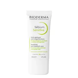 Bioderma - Sebium Sensitive - Kojący Krem do Skóry Trądzikowej - 30ml