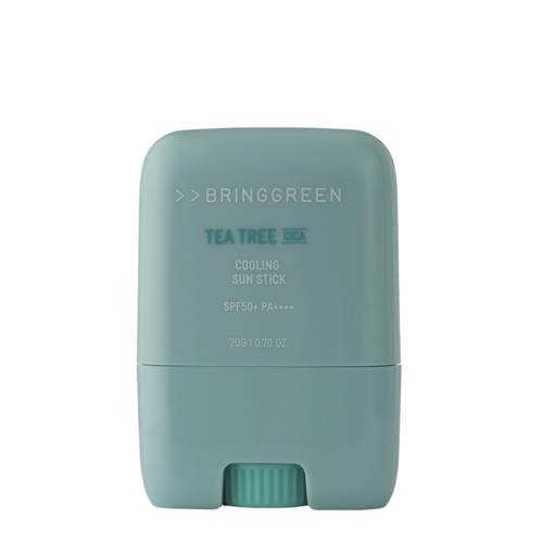 Bring Green - Tea Tree Cica Cooling Sun Stick SPF 50+ PA++++ - Krem z Filtrem w Sztyfcie - 20g