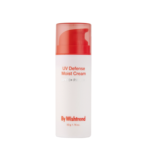 By Wishtrend - UV Defense Moist Cream SPF 50+ PA++++ - Nawilżający Krem z Filtrem do Twarzy - 50g