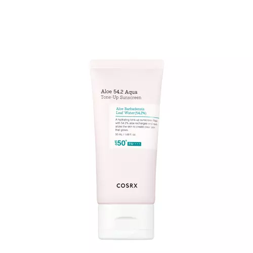 COSRX - Aloe 54.2 Aqua Tone-Up Sunscreen SPF50+/PA++++ - Nawilżający Krem z Filtrem Przeciwsłonecznym - 50ml