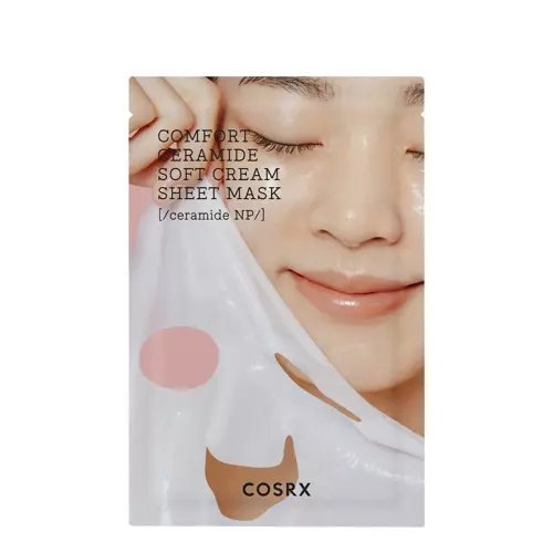 COSRX - Balancium Comfort Ceramide Soft Cream Sheet Mask - Maska w Płachcie z Ceramidami - 31g