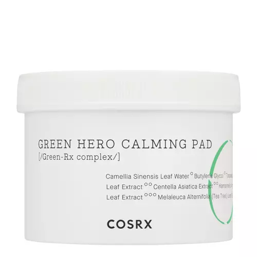 COSRX - One Step Green Hero Calming Pad - Łagodzące Płatki do Twarzy - 70szt