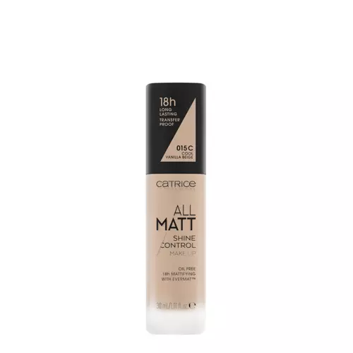 Catrice - All Matt Shine Control Make Up - Podkład Matujący - 015 C - 30ml