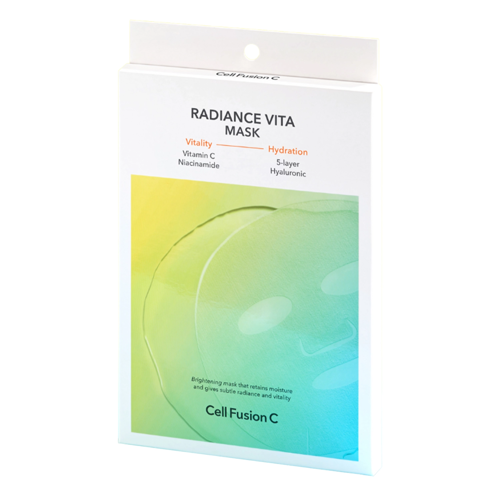 Cell Fusion C - Radiance Vita Mask - Rozświetlająco - Nawilżająca maska w Płachcie - 25ml x 5 sztuk