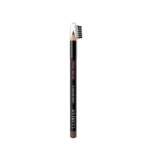 Claresa - Brow Boy! - Kredka do Brwi - 12 Dark Brown - 1,15g