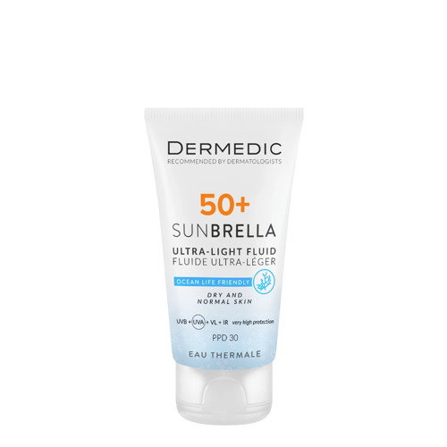 Dermedic - Sunbrella - Ultralekki Krem SPF 50+ dla Skóry Suchej i Normalnej - 40ml 