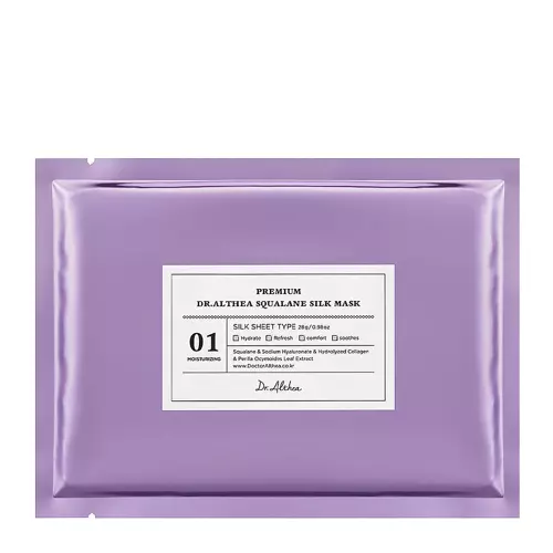 Dr. Althea - Squalane Silk Mask - Nawilżająca Maska w Płachcie ze Skwalanem - 1szt/28g